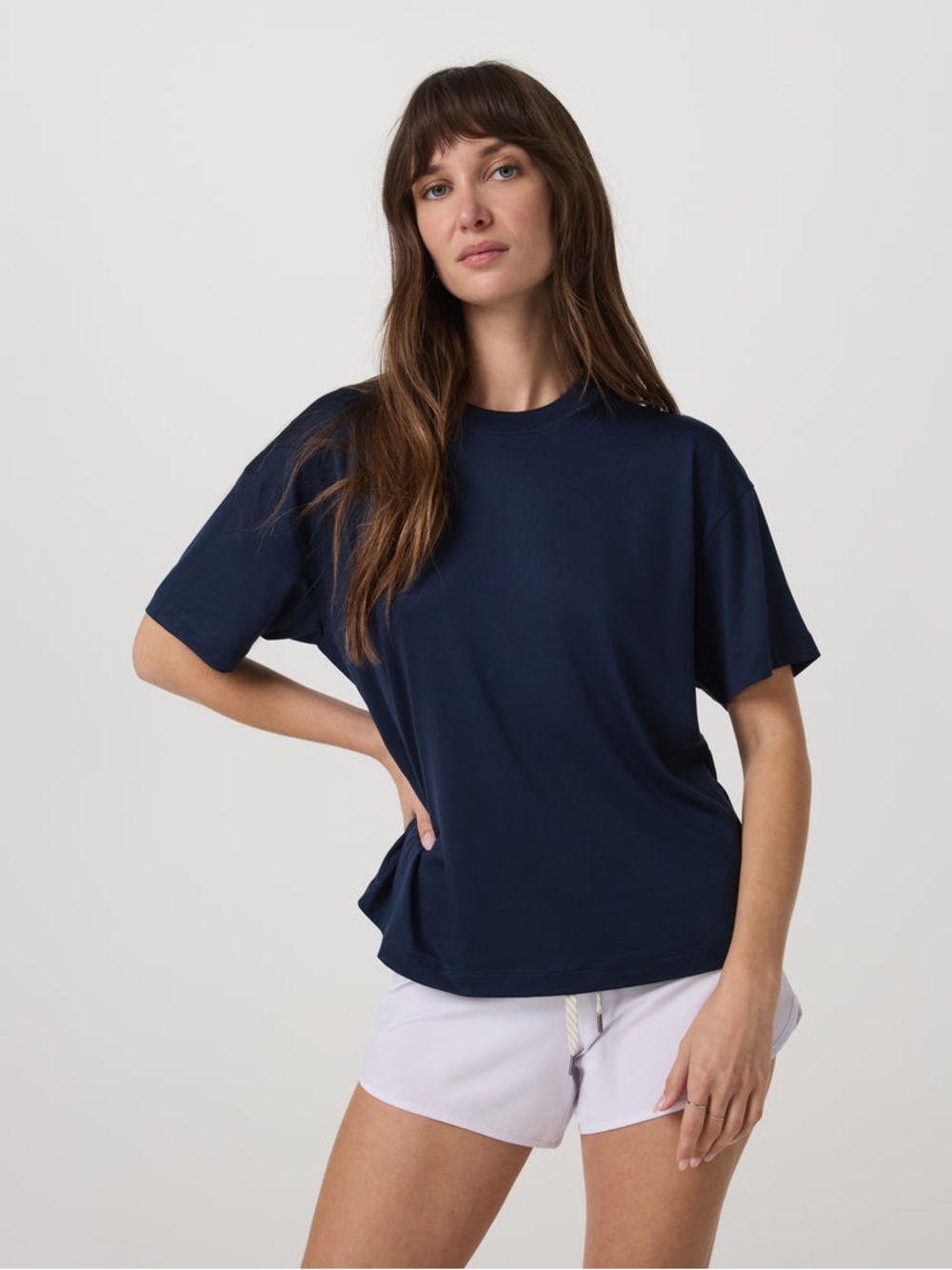 Vuori Energy Navy Tee Size Small